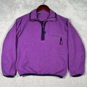 Patagonia Vintage Womens XS Purple Fleece Pullover Made USA Synchilla‎ Style